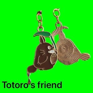 Totoro s friend earrings